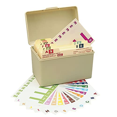 Smead Smead 67150 Alpha-Z Color-Coded First Letter Combo Alpha Labels Starter Set A-Z 1500/Box
