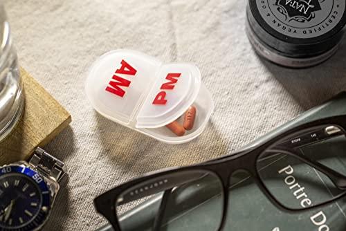 Chef Craft Chef Craft Select Plastic AM/PM Pocket Pill Pack, 3 inches in Length, Clear