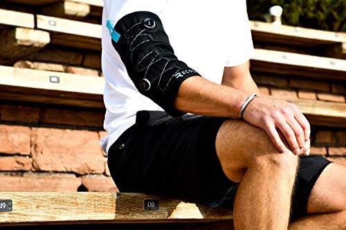 Recoup Recoup Cryosleeve Ice Cold Compression Sleeve for Arms and Legs | Cold Up to 1 Hour | Custom Adjustable Compression | Reuseable Ice Pack for Elbows and Knees | Pain Relief for Muscles & Joints