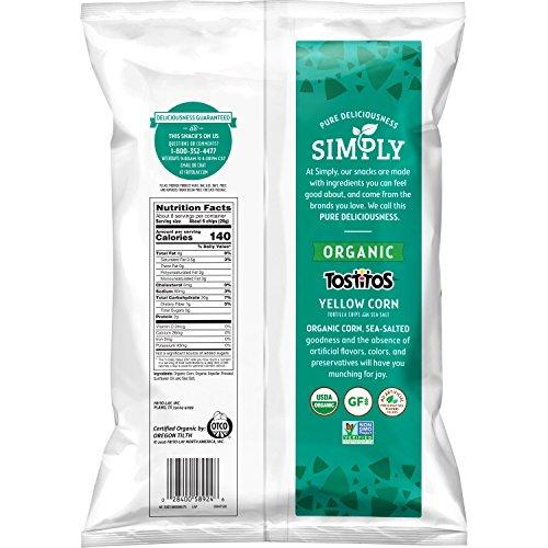 Tostitos Simply Organic Tostitos Yellow Corn Tortilla Chips, 8.25 Oz