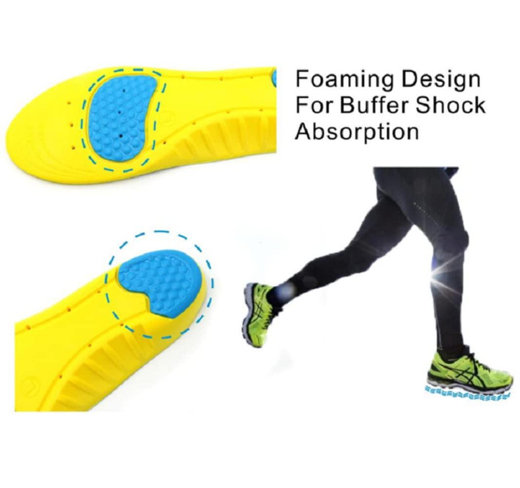 xering Orthotic Arch Support Shoe Inserts Insoles for Men and Women Insoles for Flat Feet,Feet Pain,Plantar Fasciitis, (Blue,S (Men\'s 4-4.5 / Women\'s 6-6.5)230mm)