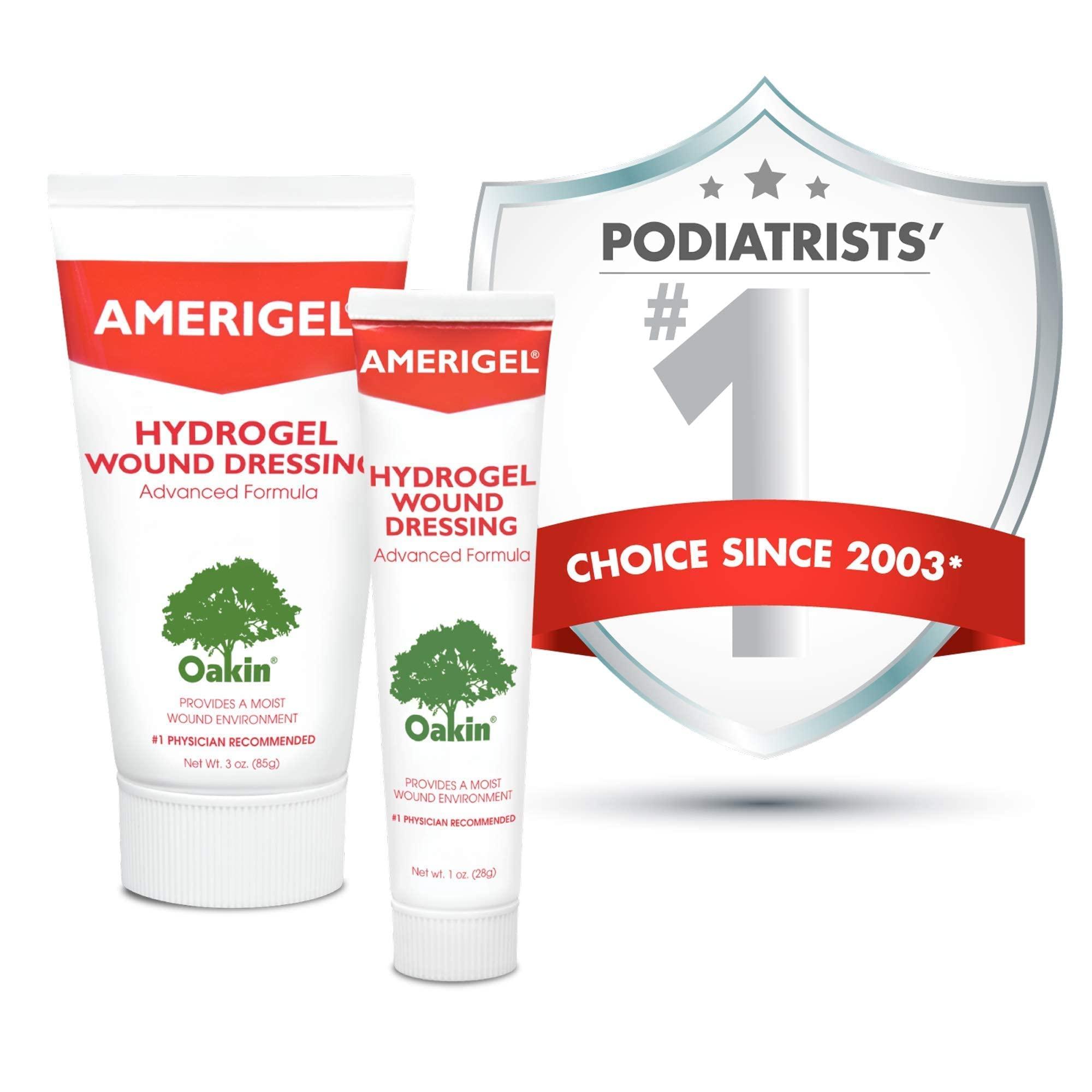 AMERIGEL AMERIGEL Basic Wound Care Bundle (1 oz. Hydrogel Wound Dressing, 2 in. x 2 in. Bordered Gauze Adhesive Bandages) - Moisture-Rich Healing