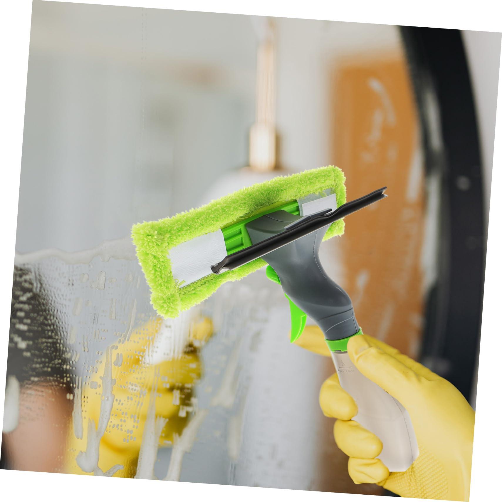 minkissy minkissy Household Portable Window Squeegee 3 in 1 Window Cleaner Kit Glass Cleaning Spray Streak Window Wiper Random Color