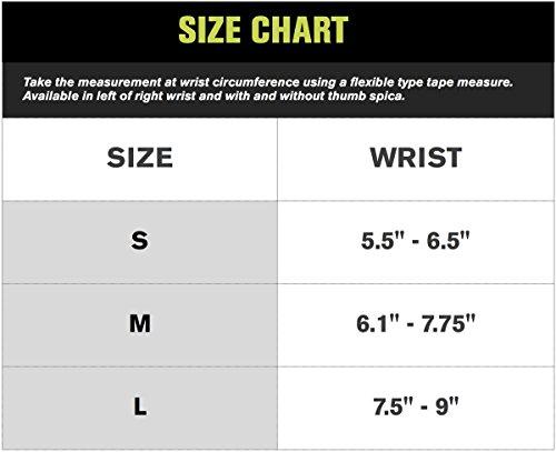 Aircast Aircast A2 Wrist Support Brace Without Thumb Spica: Left Hand, Medium