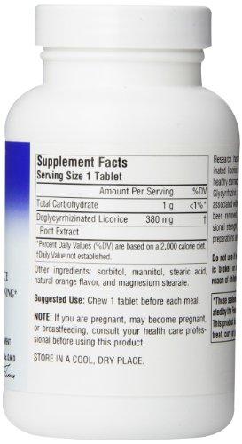 Planetary Herbals Planetary Herbals DGL Licorice Tablets, 100 Count