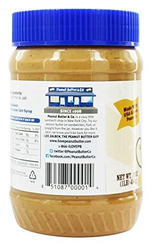 Peanut Butter & Co. Smooth Operator Peanut Butter Natural Creamy Peanut Butter - 16 oz. (48 Pack)