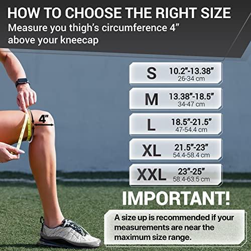 DR. BRACE DR. BRACE ELITE Knee Brace with Side Stabilizers & Patella Gel Pads for Maximum Knee Pain Support and fast recovery for men and women-Please Check How To Size Video (Mercury, Medium)