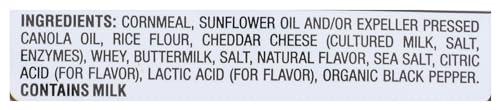 Pirate Brands Pirate\'s Booty Cheddar Blast Rice & Corn Puffs, No Artificial Colors or Preservatives, Kosher, Gluten Free, 10 Ounce (Pack of 6)