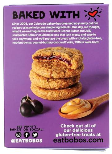 Bobo\'s Bobo\'s Oat Bars Grape Jam PB&Js 4 Count, 8.4 OZ