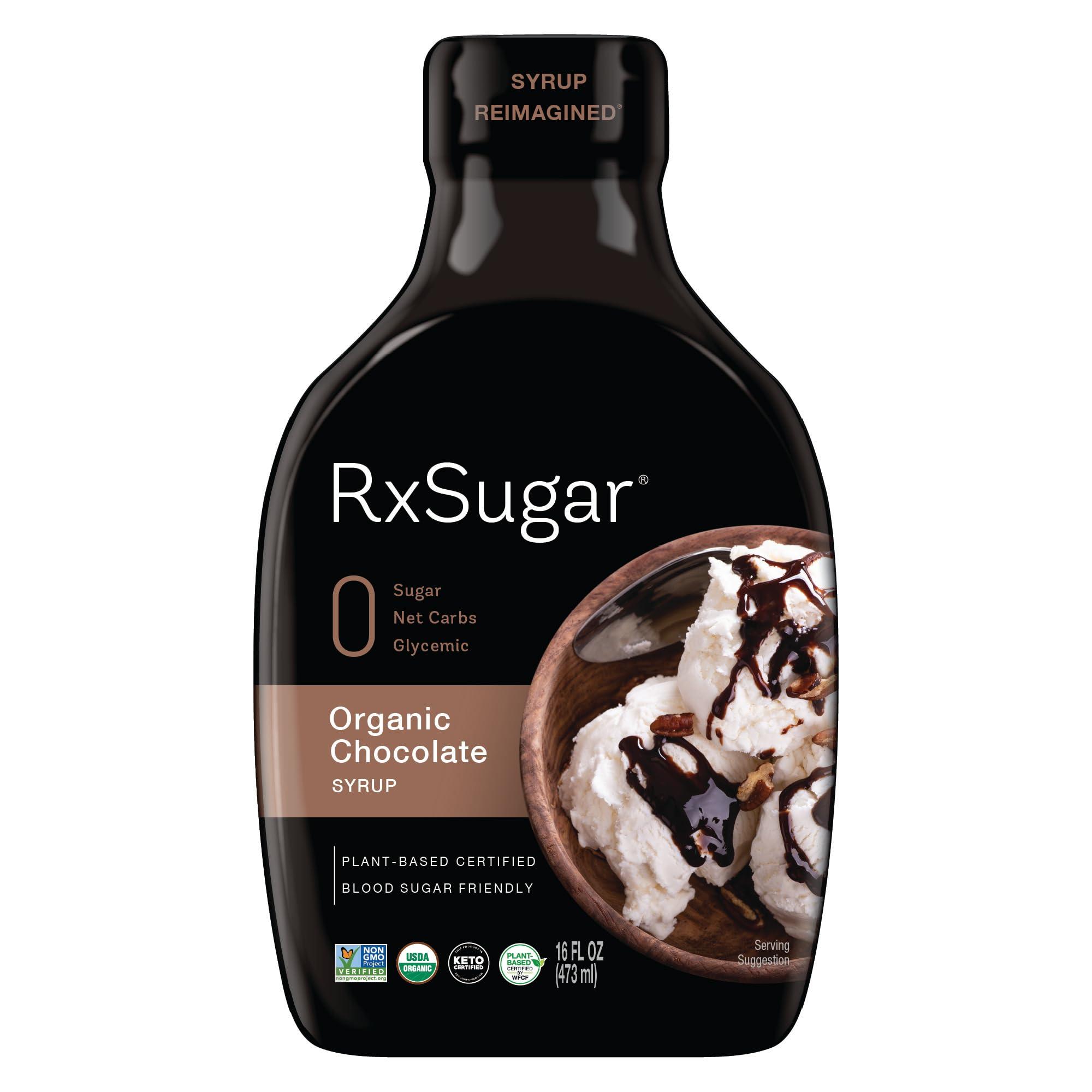 RxSugar RxSugar Organic Pancake Syrup 2-Pack | Allulose sweetener | Diabetes-Safe Natural Sugar | Keto Certified | Non-GMO Project Verified | Gluten-Free Certified