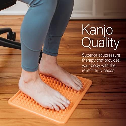 Kanjo Kanjo FSA HSA Eligible Acupressure Foot Pain Relief Mat | Pressure Point Foot Massager for Plantar Fasciitis, Heel Pain & Arch Pain Relief | for Use at Standing Desk