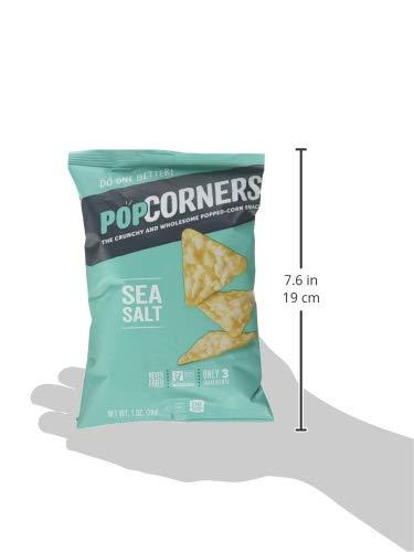 Popcorners Popcorners Sea Salt Popcorn Chips 1.1 oz. (Pack of 8)