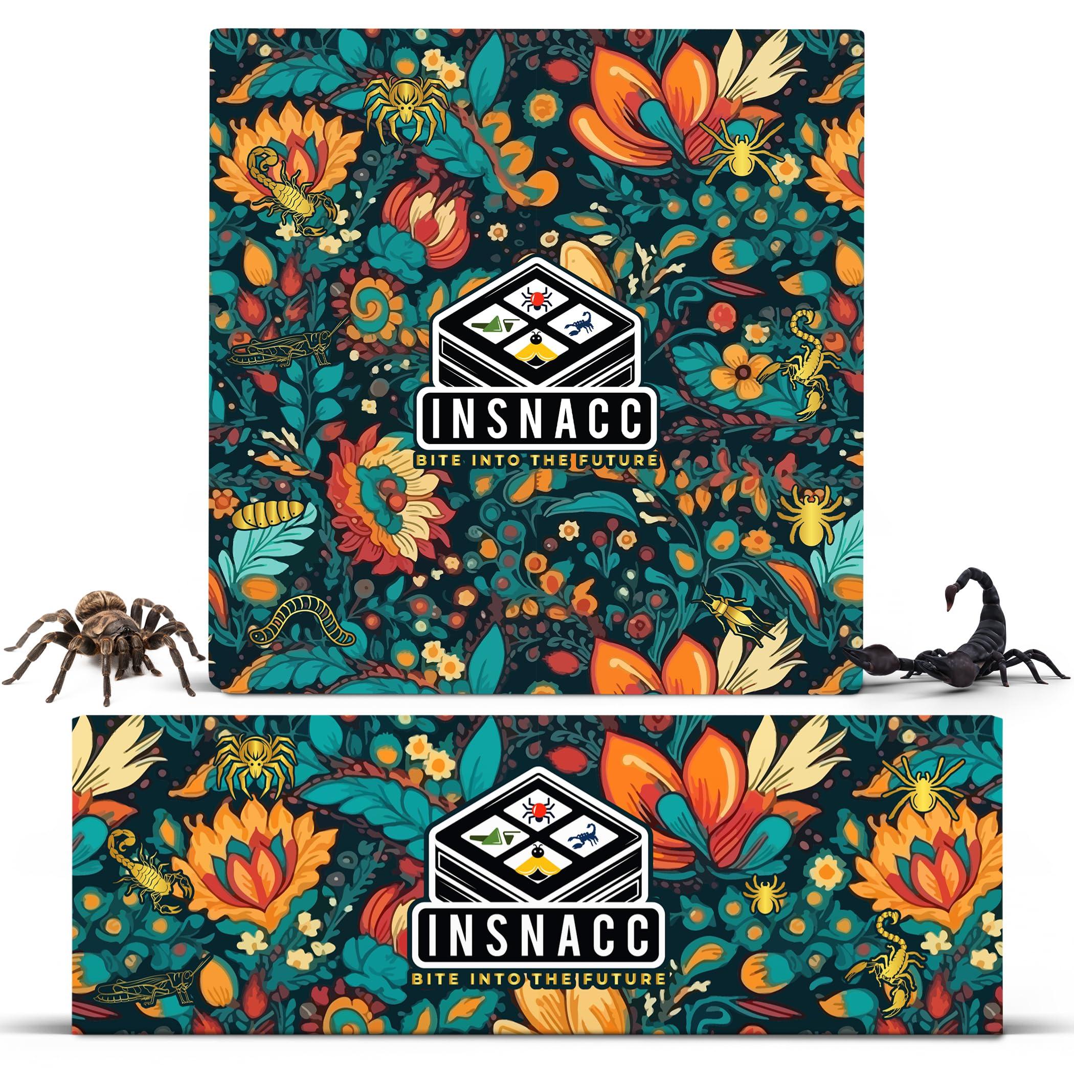 Insnacc White Elephant Gifts For Adults - 2.26 Ounce Real Edible Flavored Insects For Humans, Funny Birthday Gifts, Weird Gifts (Tarantula & Assorted Bugs, Box of 9)