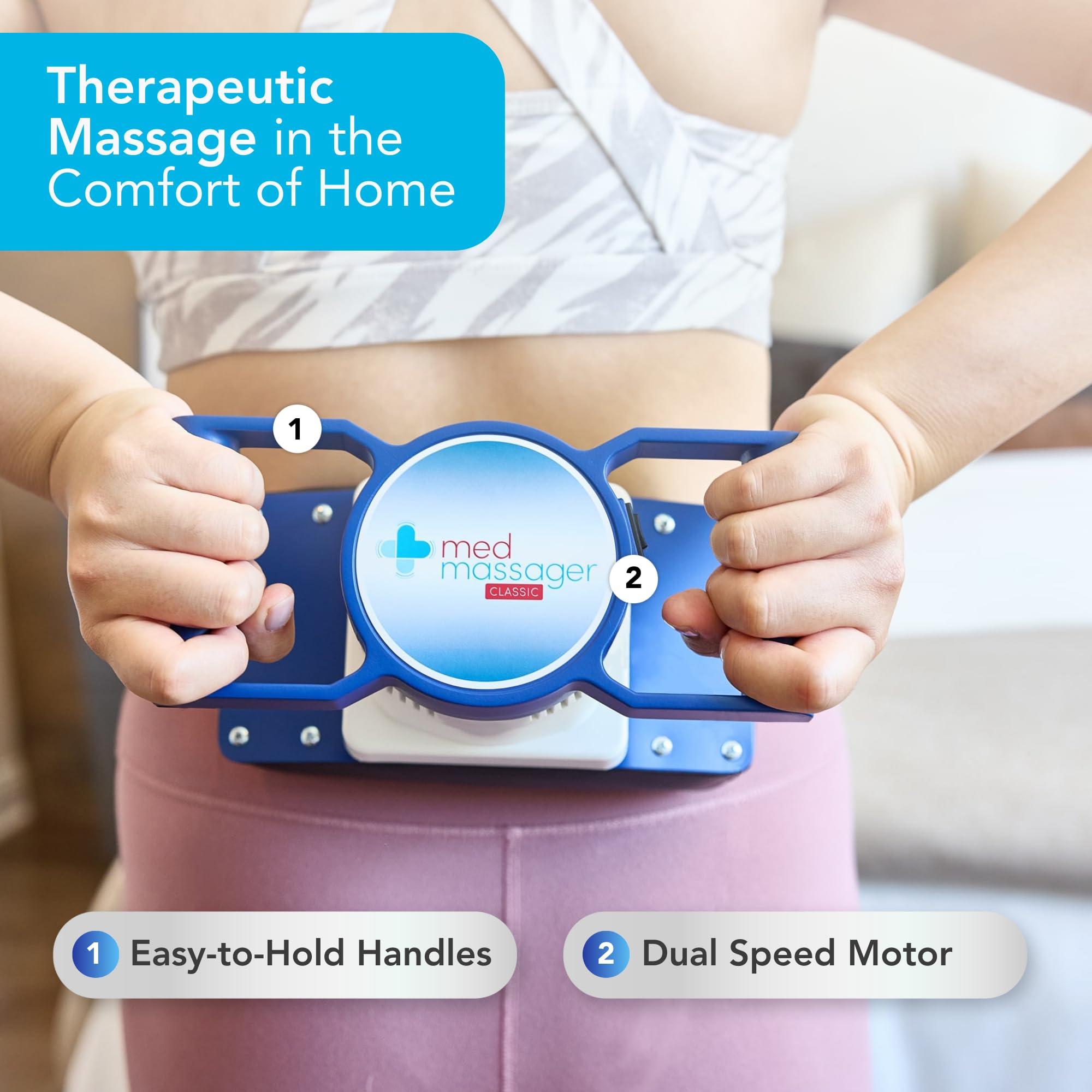 MedMassager MedMassager Body Massager Classic | Deep Tissue Massage Therapy Unit, at-Home Massager, Dual Speed Motor, Portable Relaxation & Relief - Reduces Pain & Improves Blood Circulation