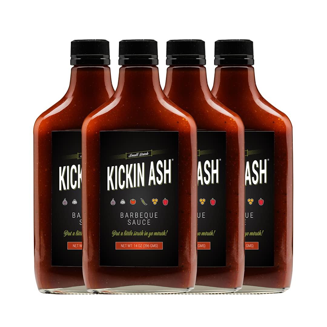 KICKIN ASH Kickin Ash Barbecue Sauce (Original, 4)