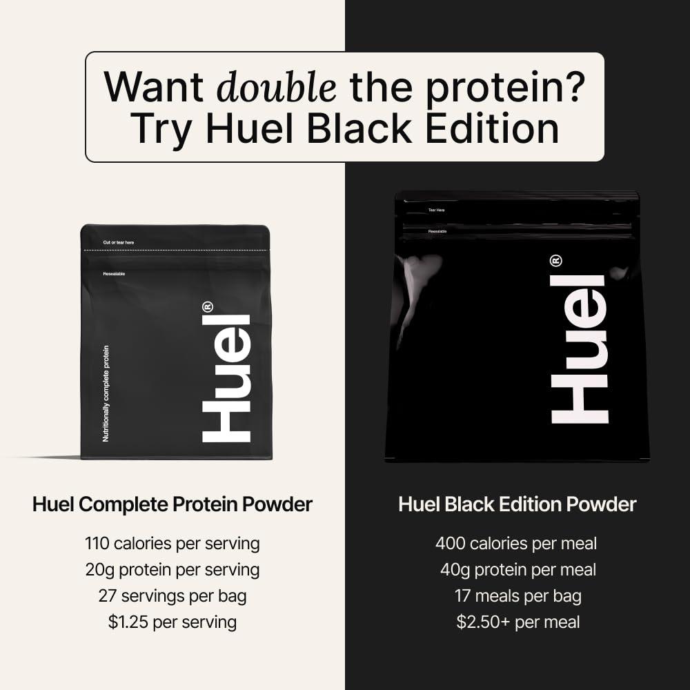 Huel Huel Vegan Protein Powder | Strawberry | Complete Nutrition | 20g Protein, 27 Vitamins and Minerals, 100% Plant-Based, Gluten Free, Non-GMO, Lactose Free | 26 Servings