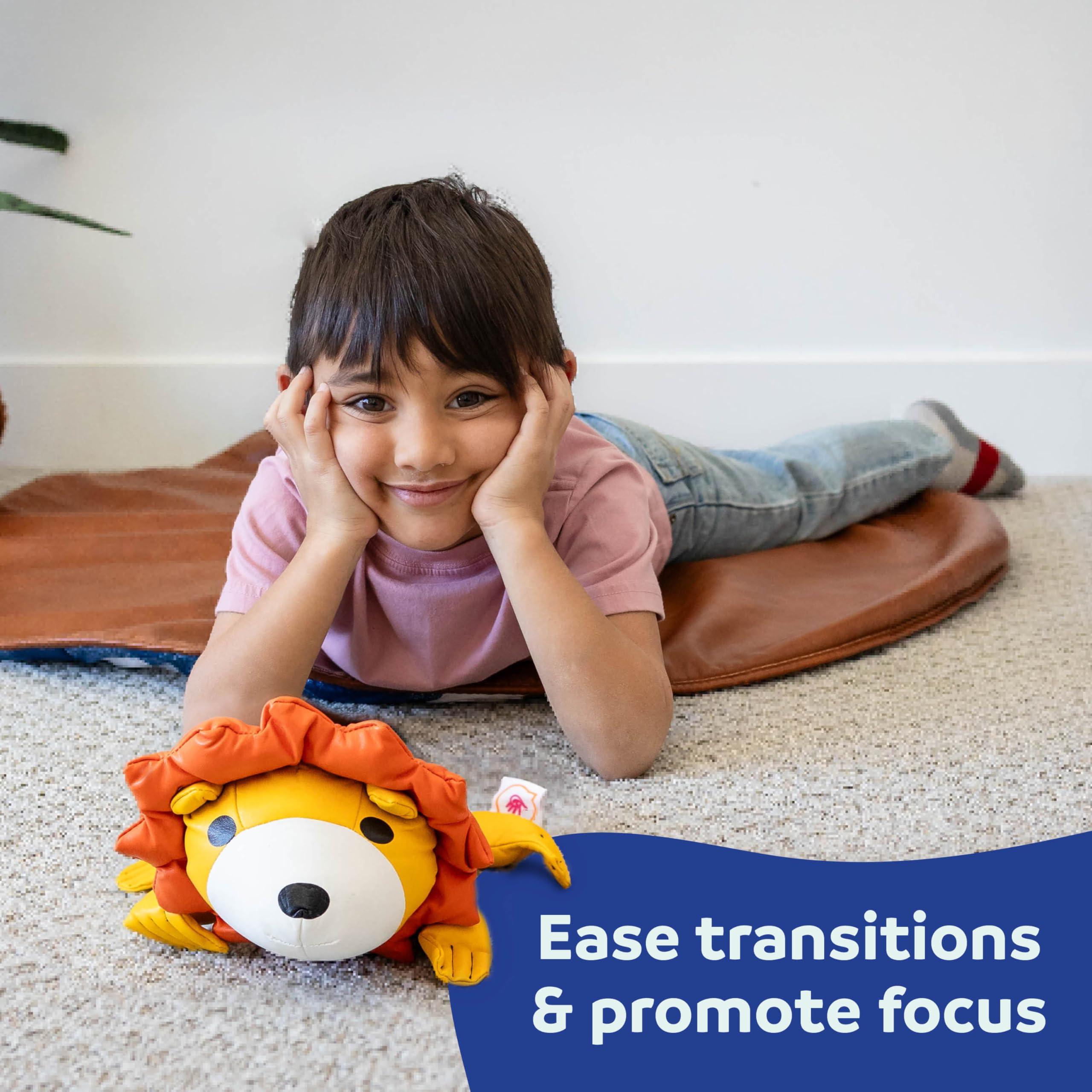 Fun and Function Fun and Function Leo The Weighted Lion - Weighted Stuffed Animal - Weighted Animals for Sensory Kids - Weighted Sensory Stuffed Animal for Ages 18 Mos+