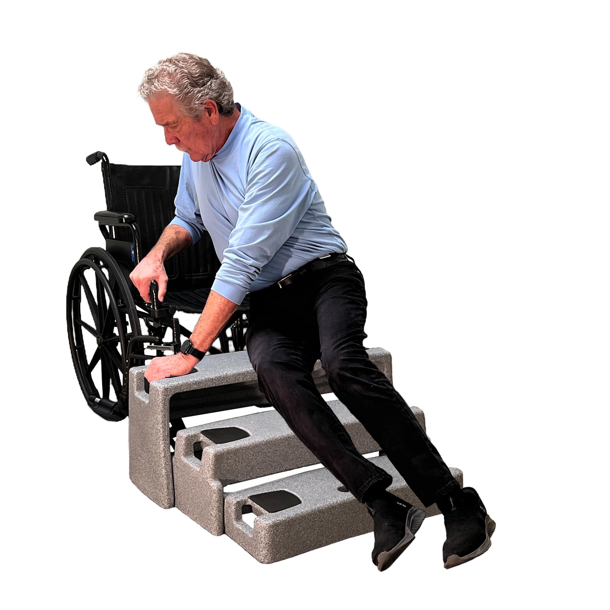 ResQUp Self Help Fall Assist Patient Lift | Get Up from Floor to Sit or Stand | Wheelchair Transfer Aid | Disabled Floor Recovery (Safari Brown)