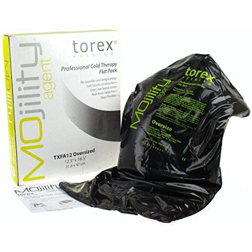 Torex Torex TXFA12 Professional Cold Therapy Flat Pack Black Oversized - 12.5" x 18.5" (2 Pack)