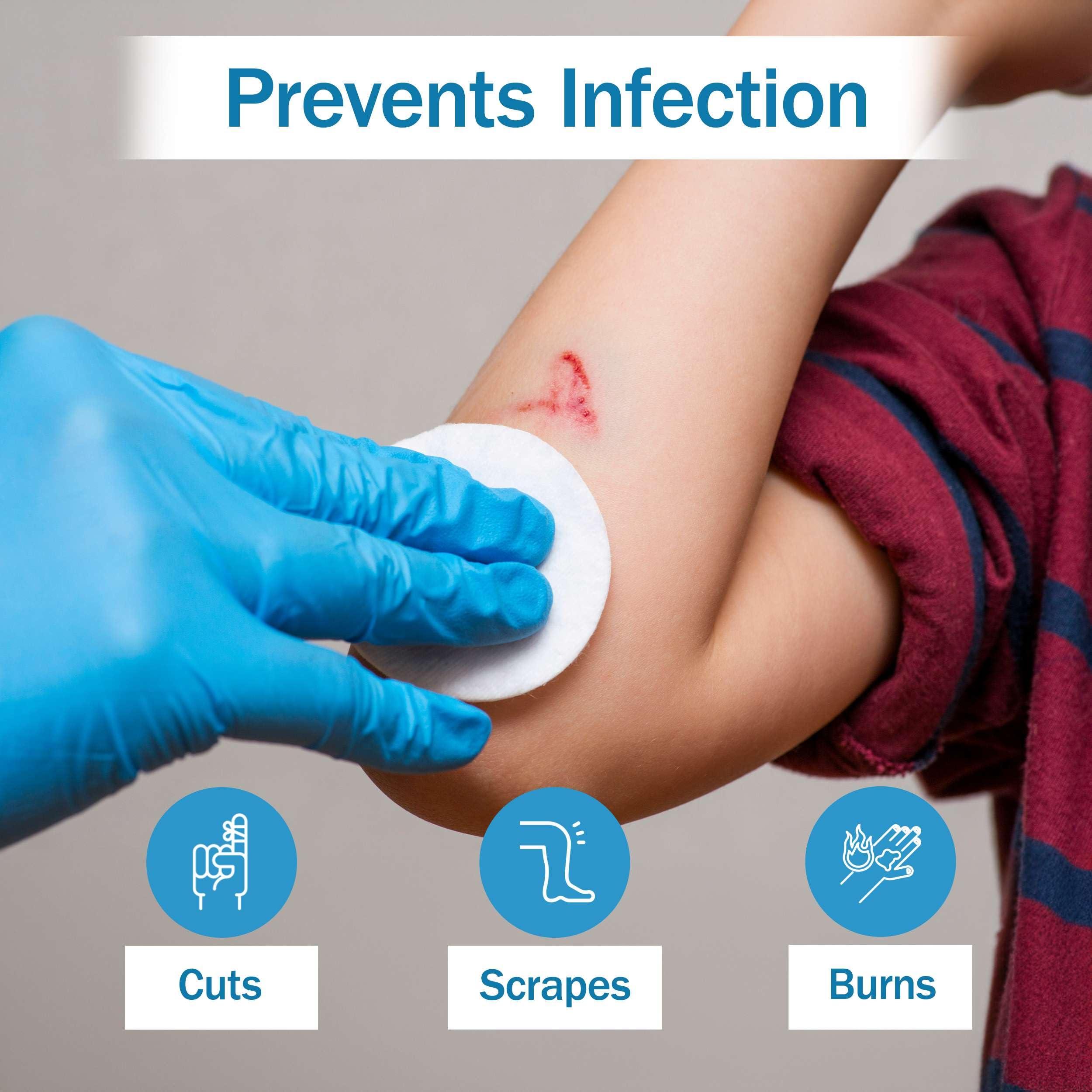 TenderGentle Bacitracin Antibiotic Ointment USP - 1 oz Topical Antibiotic First Aid Ointment - Helps Prevent Infection in Minor Cuts, Scrapes, and Burns