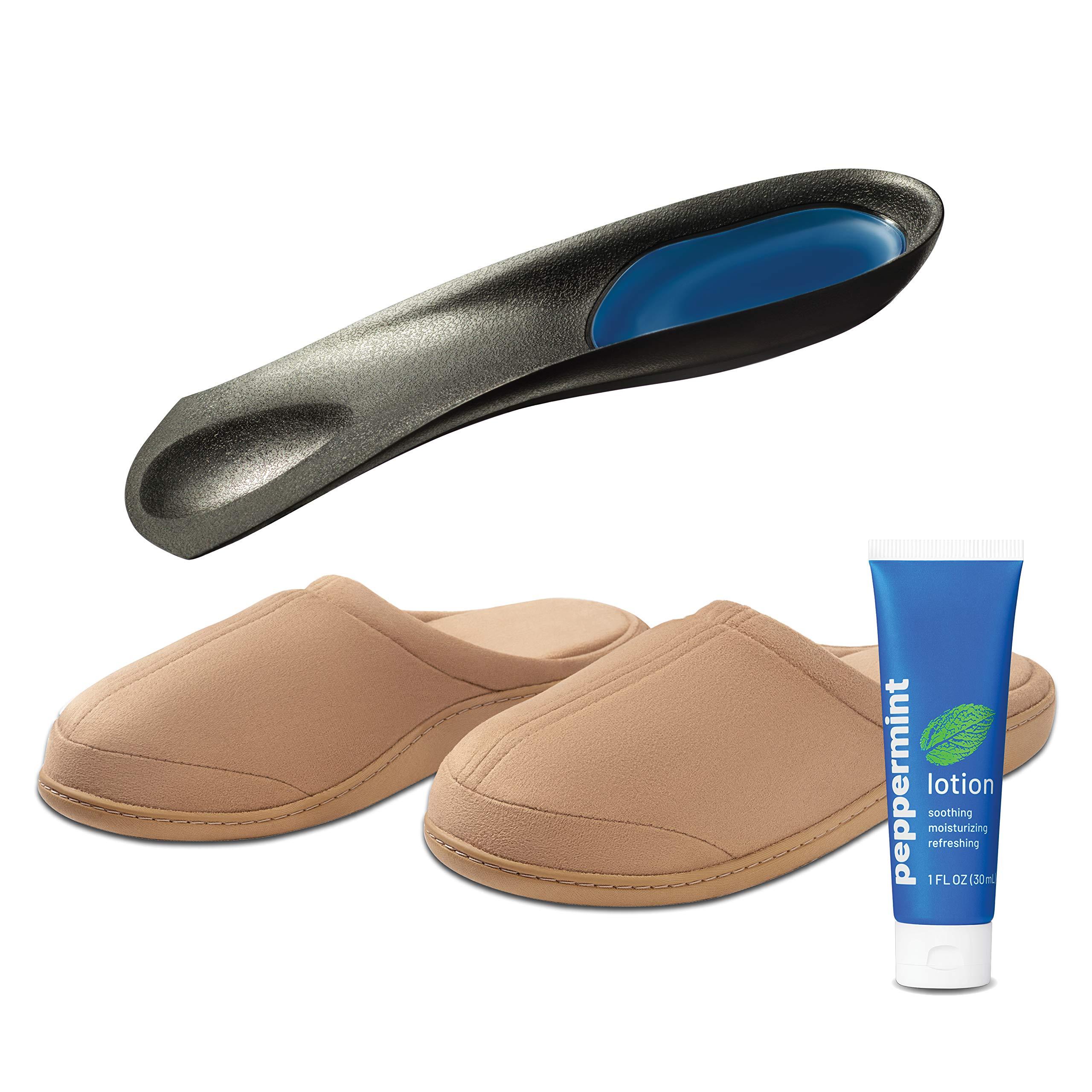 Superthotics Superthotics Customizable Orthotics, Relief Cushions & Peppermint Lotion Deluxe Bundle for Men & Women Align The Body to Relieve Foot, Hip, Knee & Back Pain Plantar Fasciitis Relief Men’s 9.5-11