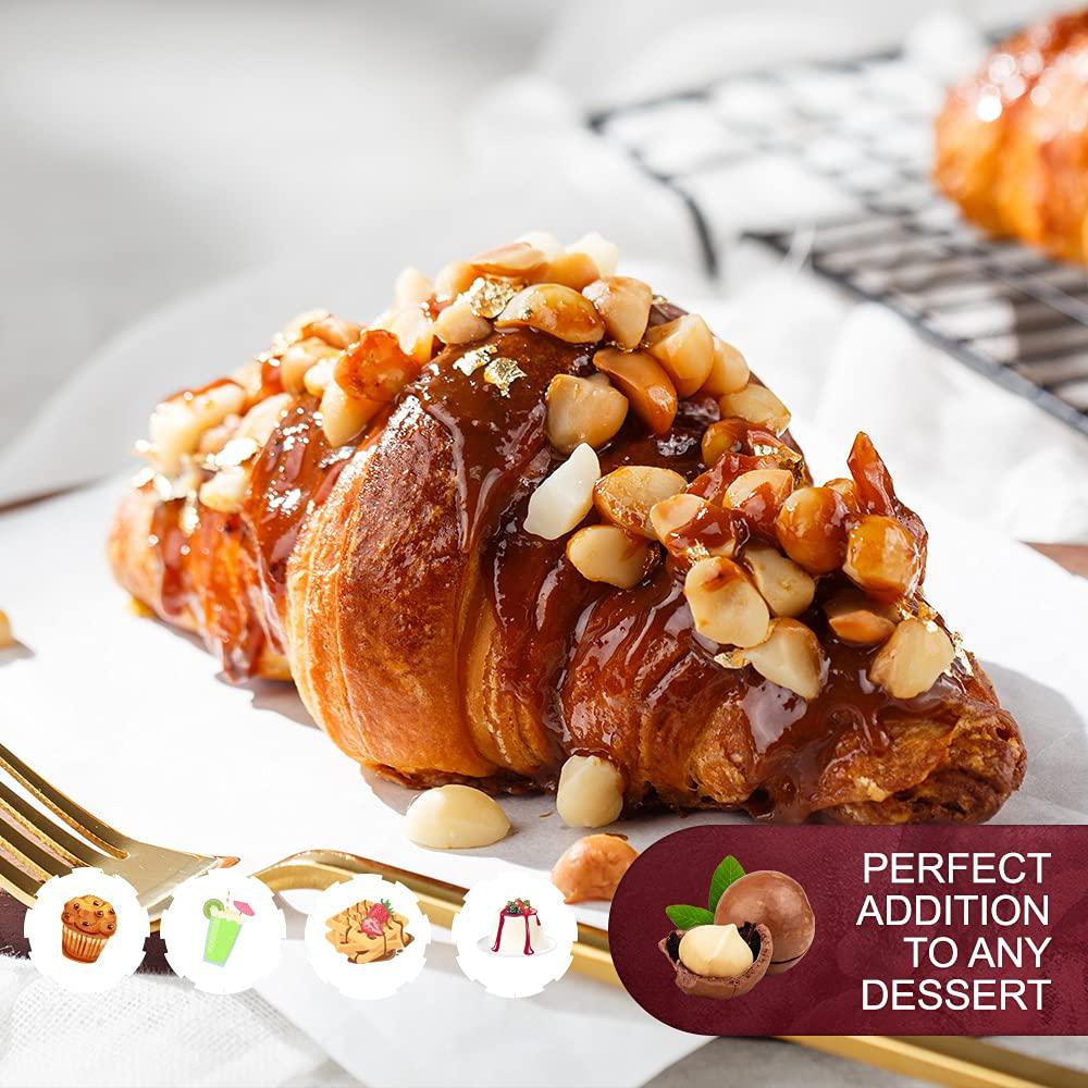 We Got Nuts Raw Deluxe Macadamia Nuts - 4 lbs - Shelled & Unsalted Premium Quality Kosher Raw Macadamia Nut Snack Pack By We Got Nuts - Natural Gourmet Fresh Macadamia Nuts Bulk - Packed In A Resealable Pouch Bag