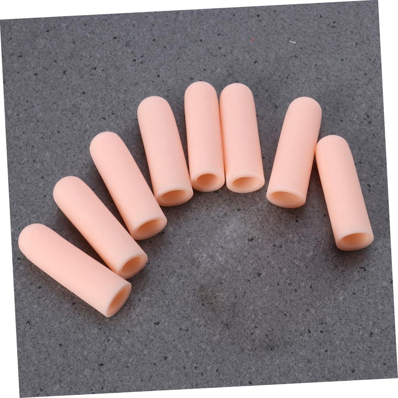 Healeved Healeved 8 Pcs Thumb Protector Thumb Sleeve Toe Sleeve Finger Protectors Invisible Finger Set Beige C01 Finger Covers