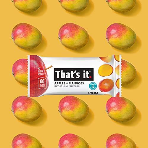 That's it. That's it. Mini Fruit Bars Variety (20 Pack) No Sugar Added, Plant-Based, Vegan & Gluten Free, Breakfast Bar, Paleo, for Children & Adults, Non GMO, Fiber