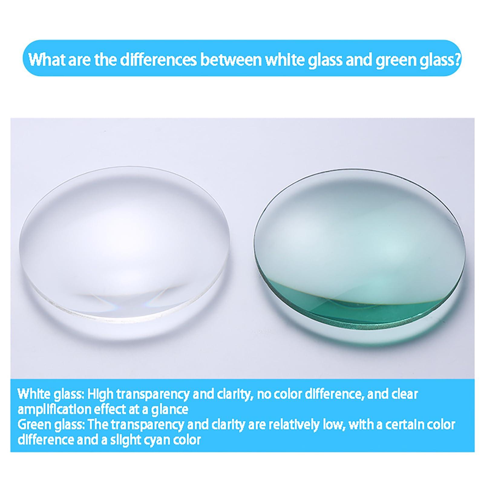 GLocKi 10X Magnifying Glass with Light, 3 Color Modes, 4.7 Real Glass Lens LED Desk Lamp & Clamp, Magnifier Light and Stand for Crafts Welding Close Work