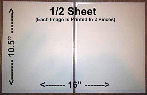 Art of Eric Gunty 1/2 Sheet - Happy Birthday Princess- Edible Cake/Cupcake Party Topper - D2209