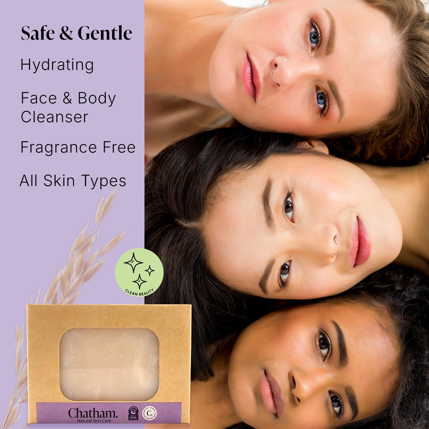 Chatham Natural Skin Care Chatham Natural Skin Care Eczema Relief Oatmeal Soap, oatmeal bath, treatment for eczema rosacea, psoriasis