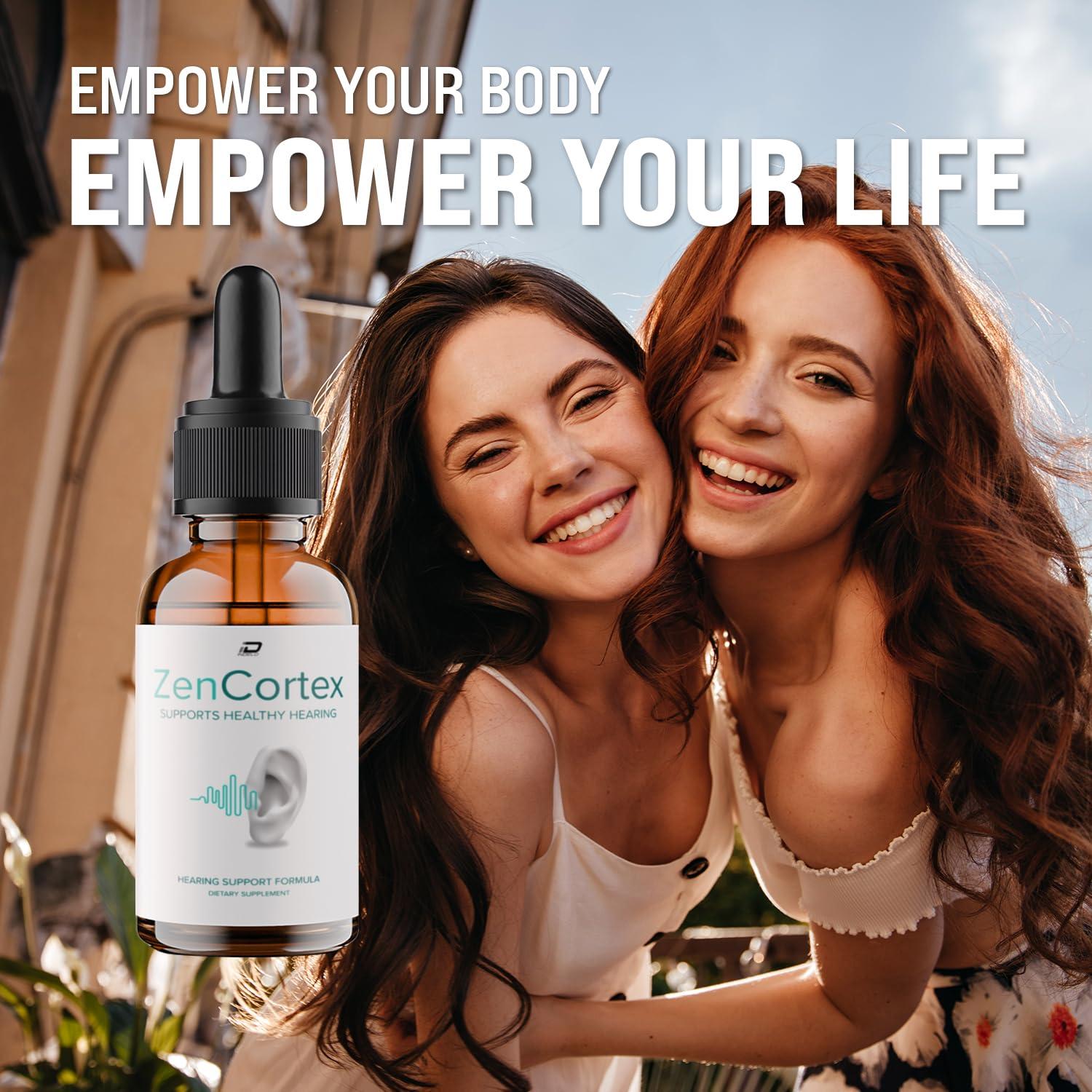 Indelo Indelo ZenCortex Tinnitus Ear Drops - ZenCortex 24, Zen Cortex Liquid Drops, ZenCortex Reviews, ZenCortex Drops for Ear Relief (5 Pack - 5 Month Supply)