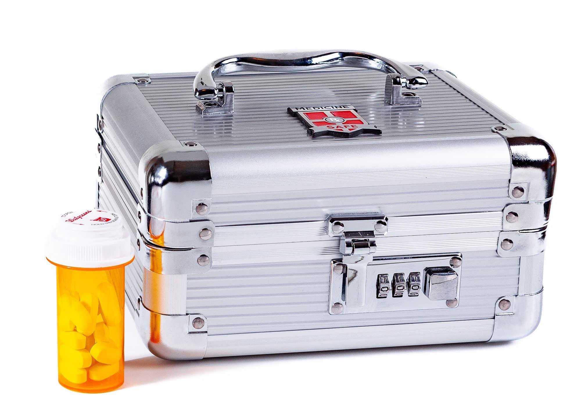 MEDICINE RX SAFE MEDICINE RX SAFE Medication Carrying Case - Mini_Silver