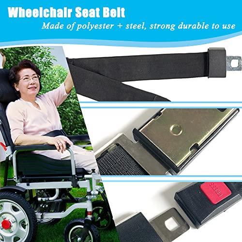 MENURSY Elderly Wheelchair Seat Belt for Disabled Patient - Electric Scooters Replacement Band Accessories, Adjustable up to 50\"L, 1.5\"W