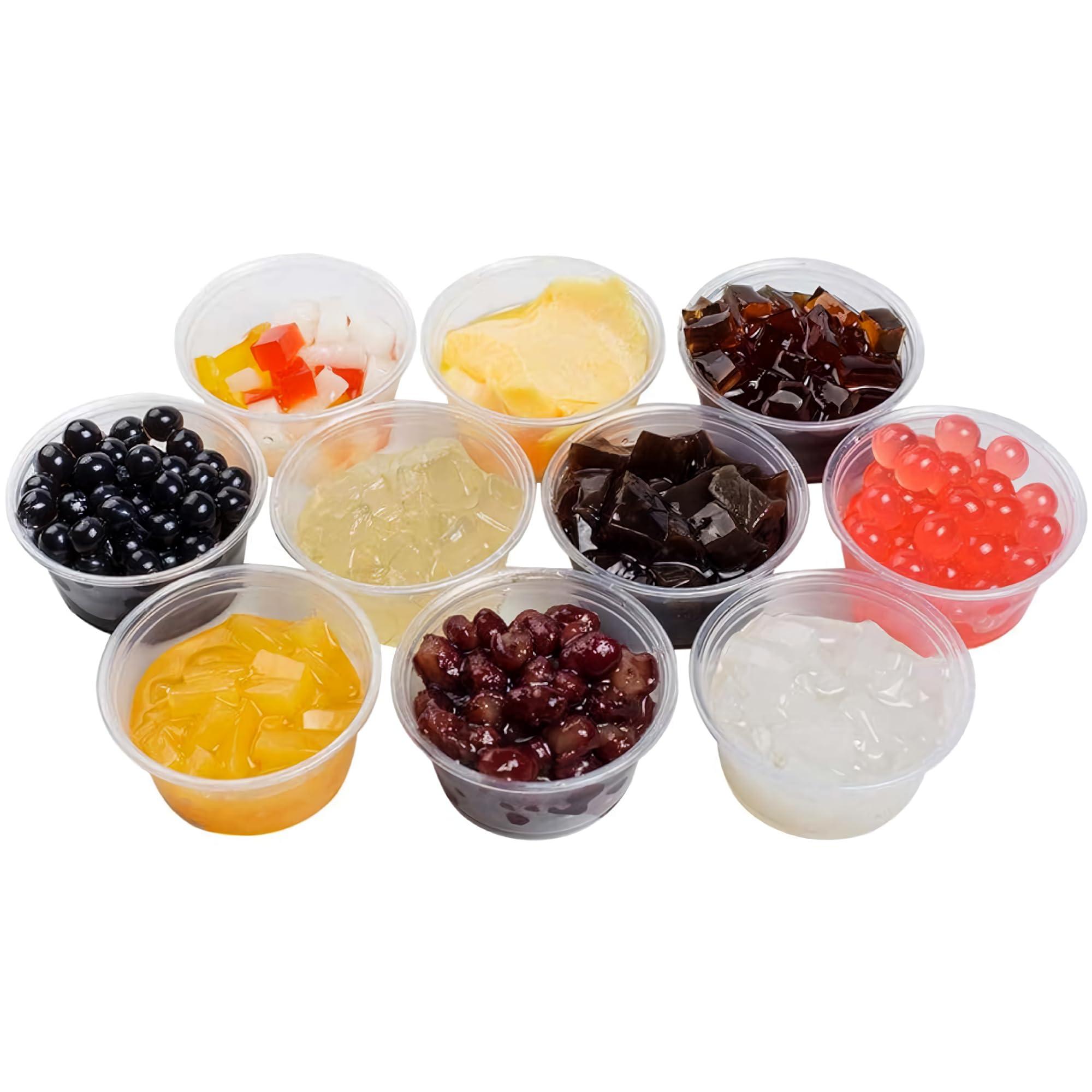 Unique Gelatin Shot Cups with Lids - 2 oz (Pack of 50) - Perfect for Jello Shots, Desserts & Samples - Durable & Leakproof