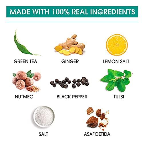 Teabox Teabox Detox Kahwa Green Tea Bags 100 pcs | For Natural Body Cleanse & Cold Relief | Made with 100% Indian Herbs & Spices