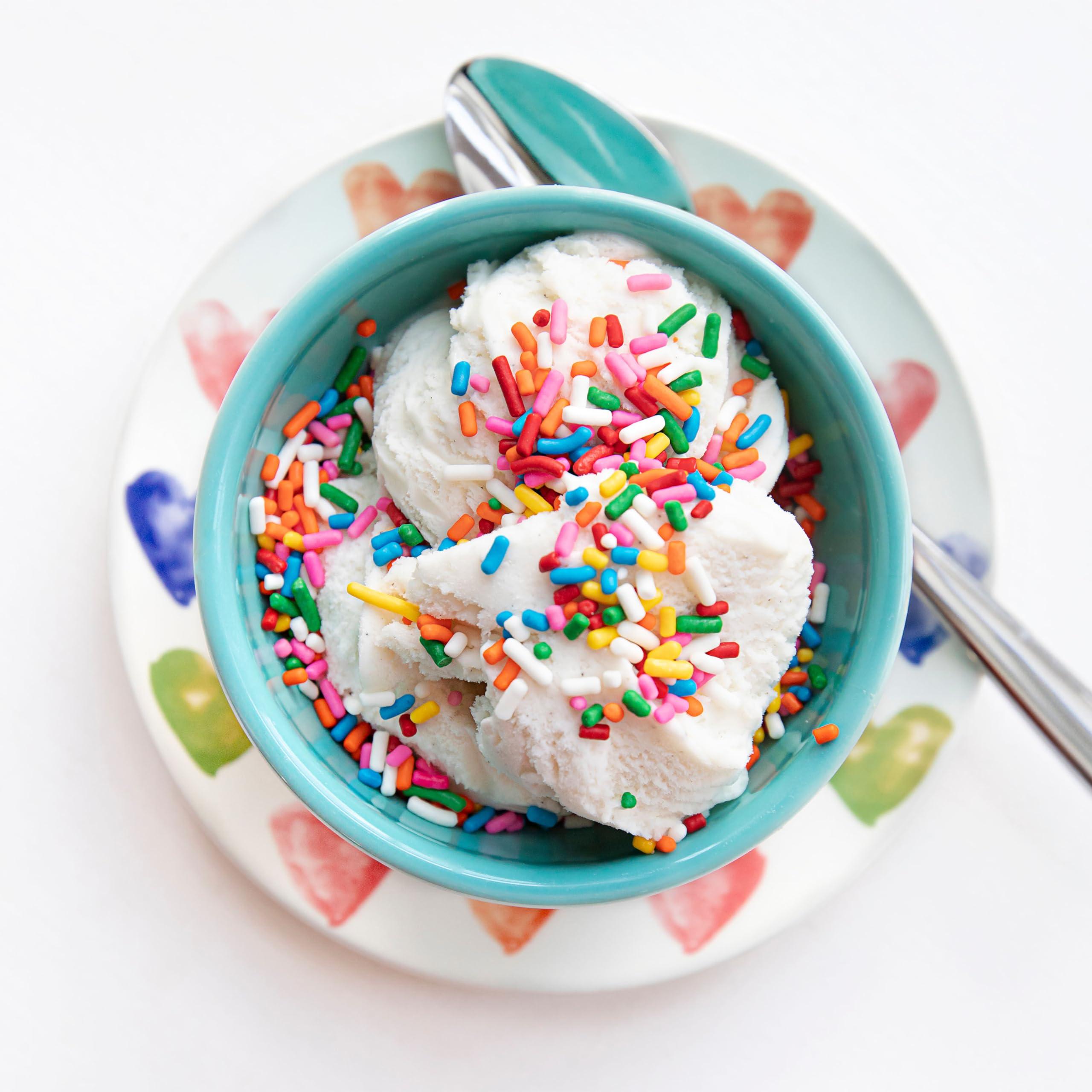 Yupik Yupik Rainbow Sprinkles, 2.2 Lb, Low In Sugar, Cholesterol-Free, Sodium-Free, Kosher, Dessert Topping