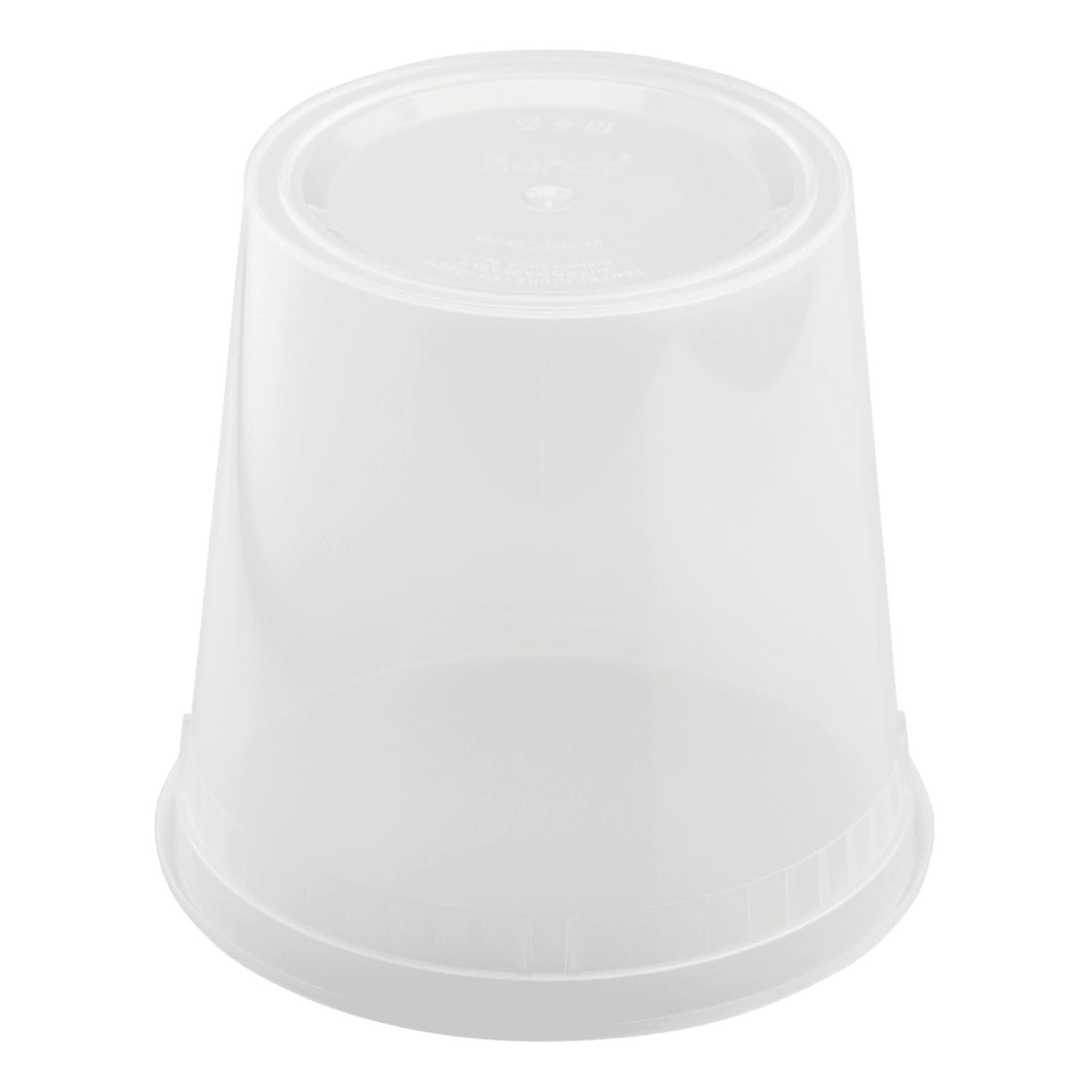 Karat Karat [24oz - 240 ct] Clear PP Injection Molded Round Deli Containers with Lids (FP-IMDC24-PP