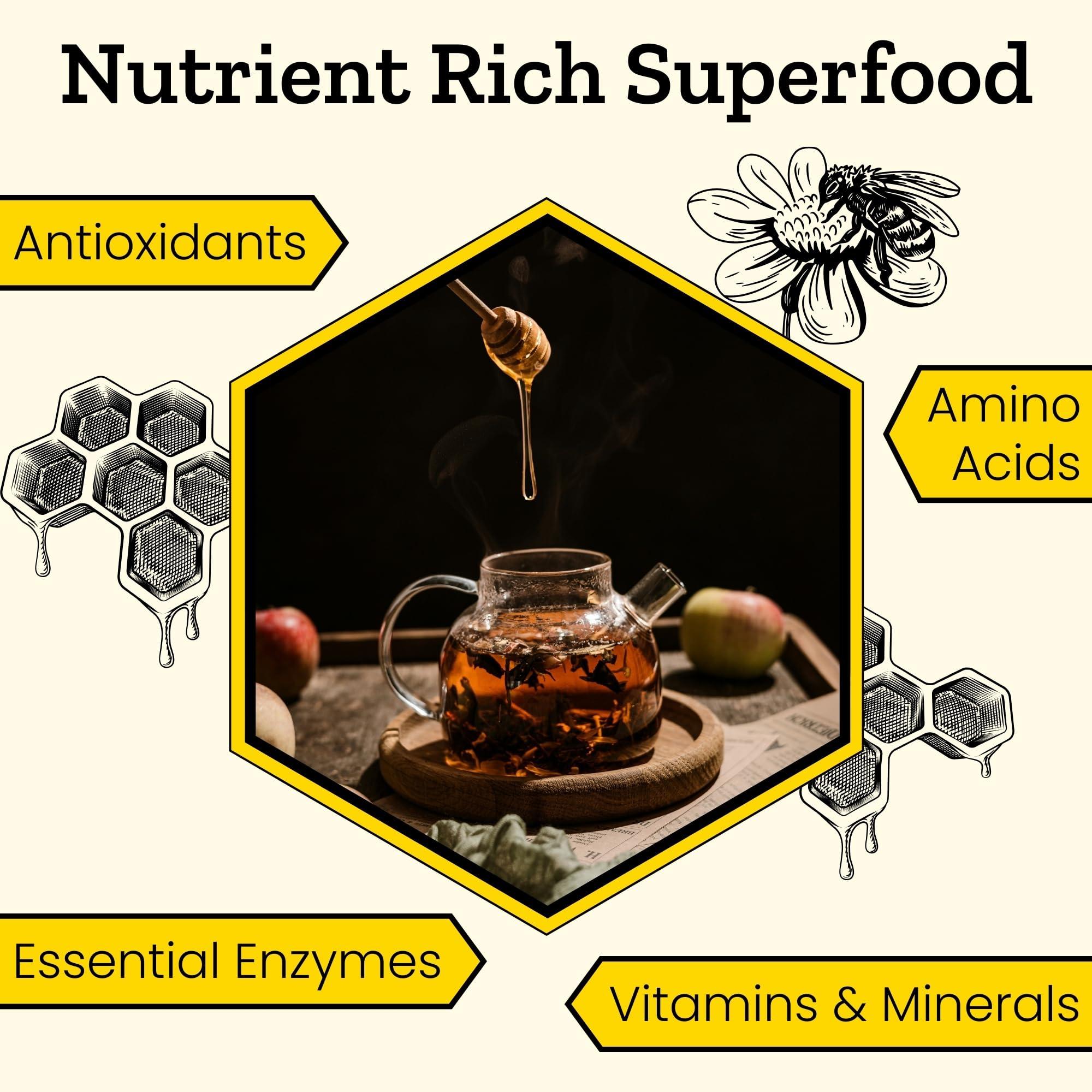 Carpathian Healer Carpathian Raw Buckwheat Honey | 100% Pure, Unfiltered, Unpasteurized, Ethically Sourced | Glass Jar, 908g