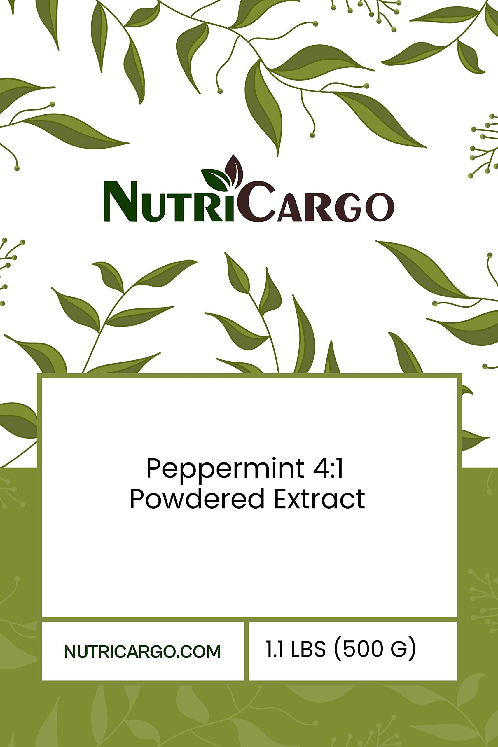 NutriCargo NutriCargo Peppermint 4:1 Powdered Extract 1.1 LBS (500 G)
