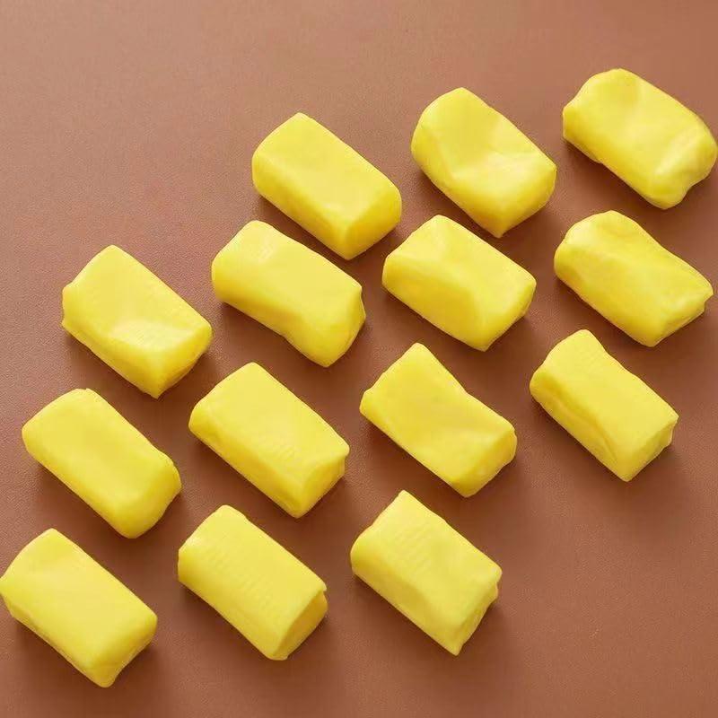 RETBST Durian candy (100g/bag) soft candy, fruit durian candy,Wedding candies,snack food,Gummy Candy, dessert,Sweets,Chinese snack gift, dim sum,Instant food (2bags)