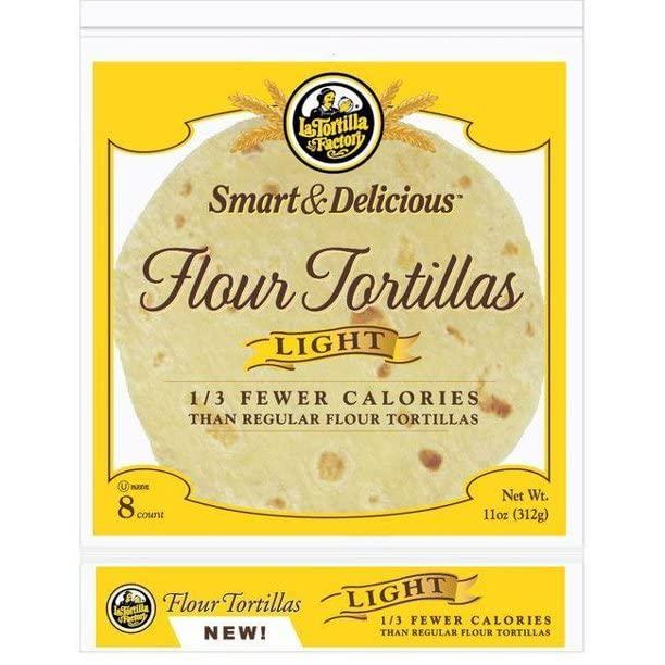 La Tortilla Factory La Tortilla Factory 92823 11 oz Tortilla Flour Light44; Pack of 10