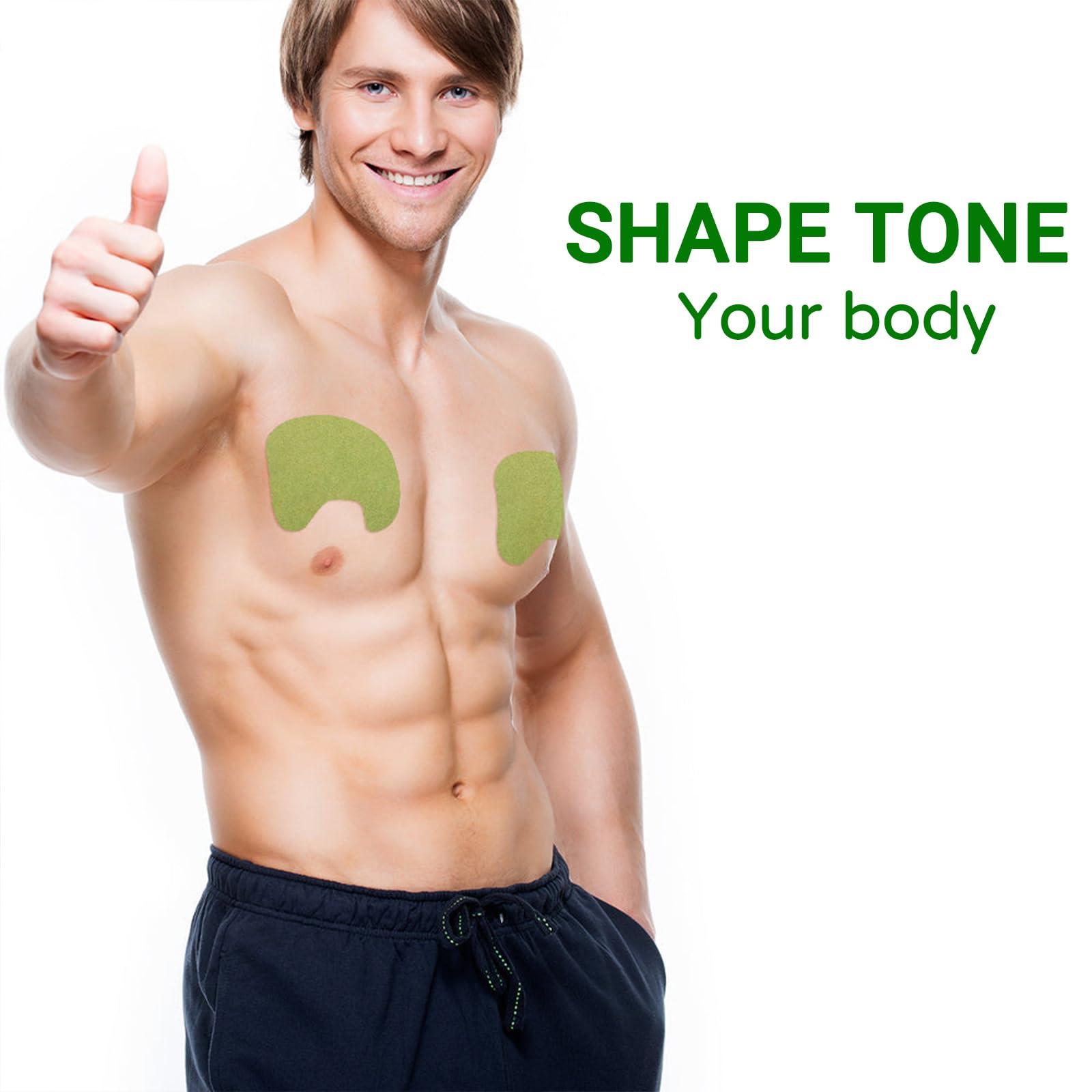 GFOUK Gynecomastia Compress Patch - Ginger Cream for Men, Tightening and Sculpting Chest Muscles with Natural Ingredients (2Pack)