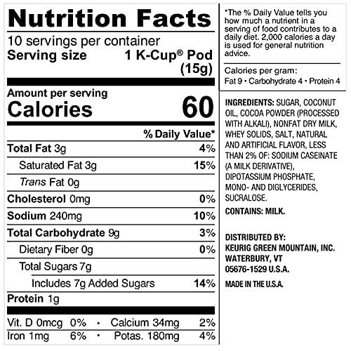 Swiss Miss Swiss Miss Peppermint Hot Cocoa, Keurig Single-Serve K-Cup Pods, 10 Count