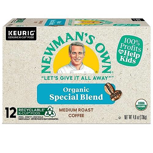 Newman's Own Newman\'s Own Organics Special Blend Keurig Single-Serve K-Cup Pods, Medium Roast Coffee, 72 Count