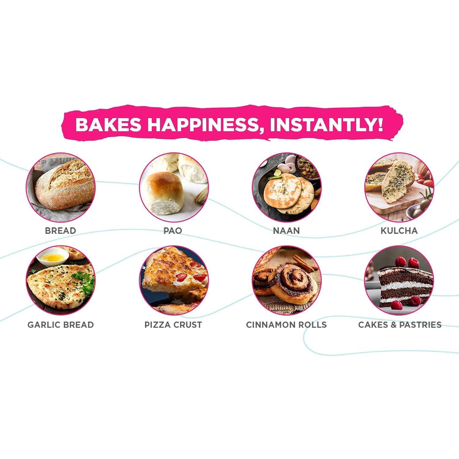 Generic Instant Dry Yeast 100 GM Instant Yeast for Pizza Base & Baking