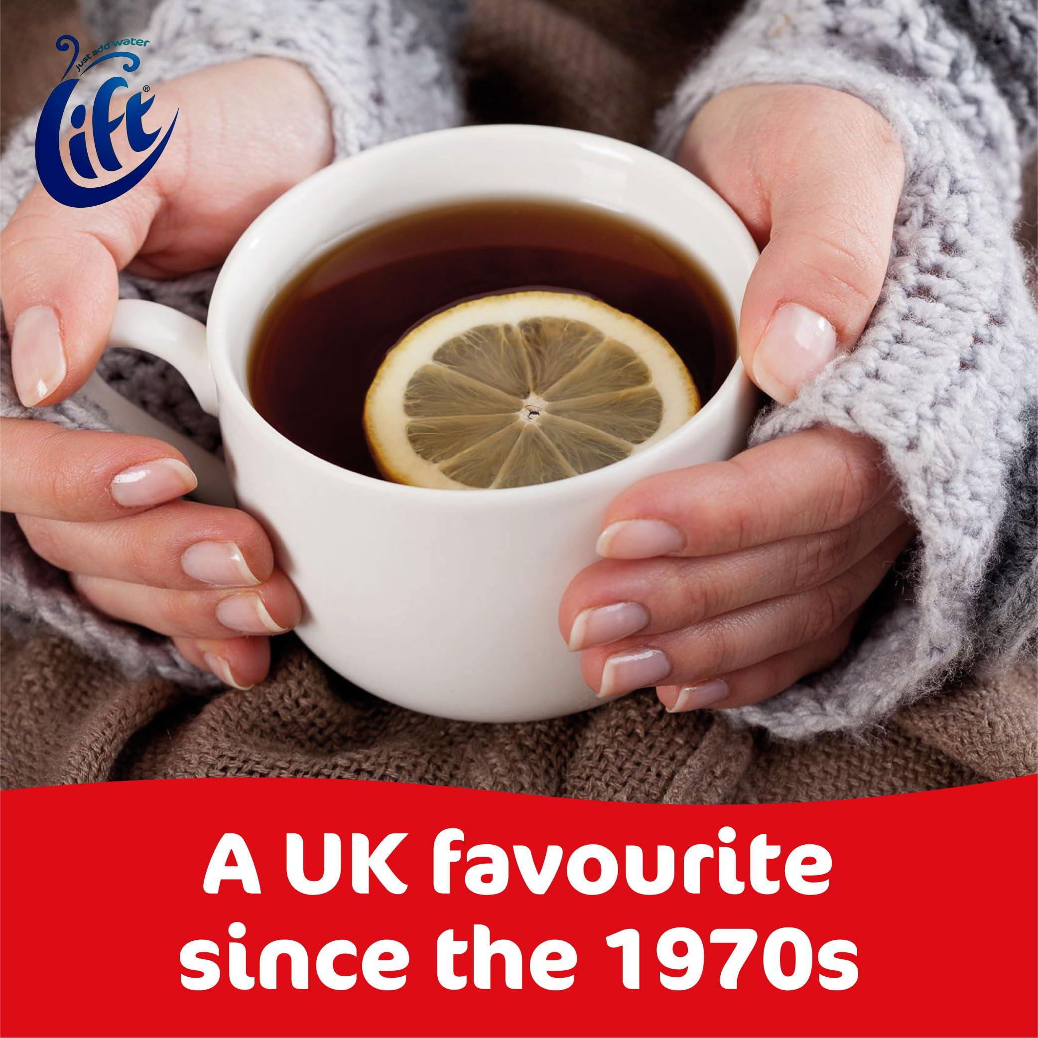 Lift Instant Lemon Flavour Tea Original Lift Instant Lemon Flavour Tea Imported From The UK England Give Yourself An Instant Lift With The Tangy Refreshment Of A Delicious Lemon Flavour Tea Drink It Hot Or Cold For A Unique Taste