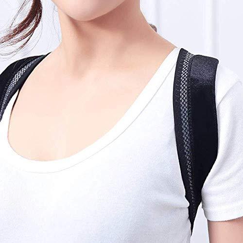 Wyyggnb Wyyggnb Back Posture Corrector, Adult Kyphosis Correction Belt Children Students Adolescents Male and Female Hunchback Correction Thin Section (Color : Black, Size : S)