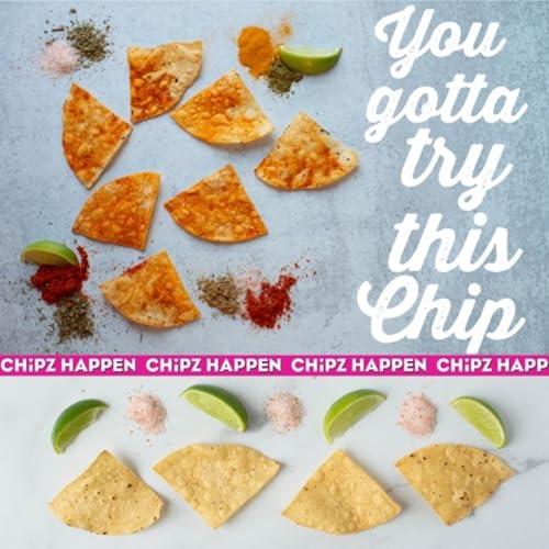 Chipz Happen Chip Happenz Tortilla Chipz (Pack of 4) (Nacho Cheese)