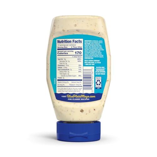 Blue Plate Blue Plate Mayonnaise Creole Tartar Sauce, 12 Fl Oz Squeeze Bottle (Pack of 1)